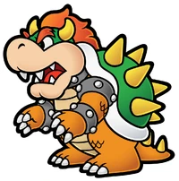 Bowser from Super Paper Mario