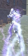 A Crey Voltaic Tank attacks!
