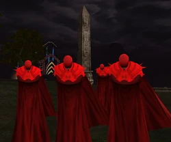 Mu Mystics and one of the obelisks