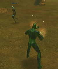 An example of the arm-slider problem
