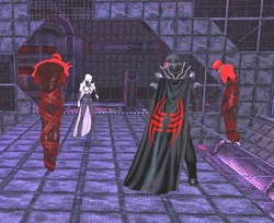 Ghost Widow confronts the conspirators