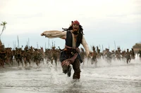 Jack Sparrow escapes Pelegosto.