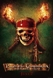 Pirates of the Caribbean: Dead Man's Chest teaser poster.