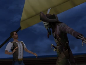 "Dead Men Tell No Tales... So, i'm forced to let ye live?"