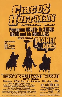 Handbill for one of the UK live shows (courtesy of Neil Foster)