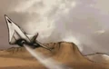 Ben takes off again into the wind