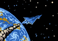 Ben takes off again into the wind (GBC version)