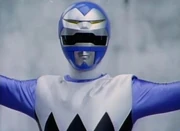 Kai as the Blue Galaxy Ranger