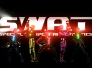 B-Squad Rangers donning their SWAT Mode.