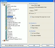 The New Machine Dialog