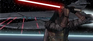 O Lorde Negro dos Sith durante a guerra.