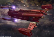 Possível desenho de uma nave estelar kzinti do Século XXII