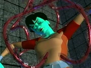 Dot being drained of energy