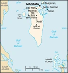 Map of Bahrain- Click to enlarge