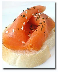 Gumleaf Scented Smoked Salmon Bushetta