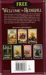 Welcome to Redwall Sampler, Back Cover