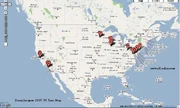 Fall 2007 US Tour Map
