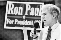 Ron Paul campaigning
