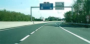 L'A4 vers Brumath.
