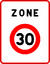 Panneau de type B30