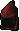 A detailed image of the red d'hide coif.