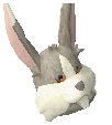 A detailed view of the Easter Bunny after the 2009 event.