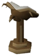 An eagle lectern.