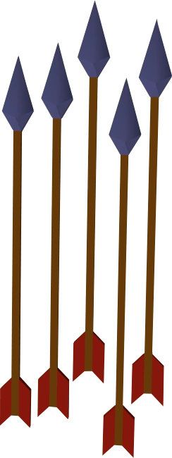 A detailed view of some mithril arrows