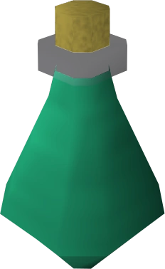 A detailed view of a Prayer potion.
