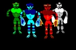 A picture of the V1 models.