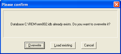 Reopen database?