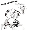 Average cutesy ZADR fan art found on DeviantART.