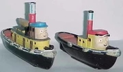 The ERTL Models of The Star Tugs Sunshine and Ten Cents. They are now very rare to find.