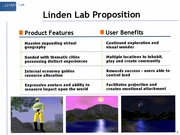 Outline of propositions for the experience of SL.