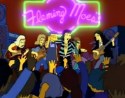 Moe com Aerosmith no dueto de "Walk this Way"