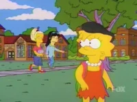 Lisa no Campos com suas novas amigas