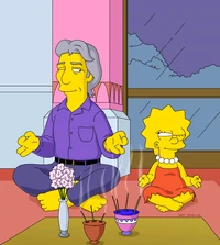 Quando Lisa vira budista