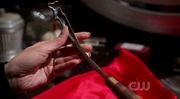 A bent chisel.