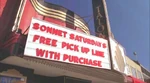 The marquee at the Talon
