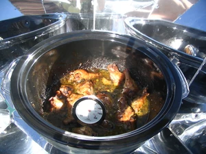 Mysteriously delicious Sunbeam Chicken Wings, cooked to perfection in the HotPot.