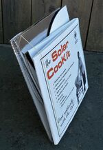The CooKit folds to be about the size of a large notebook when not in use.