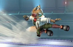 Fox's dash attack