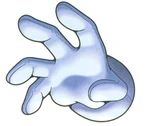 Official Artwork for Master Hand in Super Smash Bros.