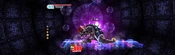 Hacked Giga Bowser defeating Petey Piranha during Boss Battles Mode.