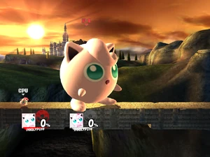 Jigglypuff's puff up glitch.