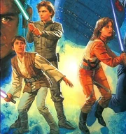 Jacen med hans søskene Anakin og Jaina.