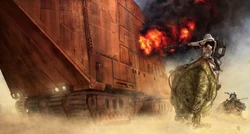 Plunkett's artwork for Celebration IV.