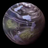 Korriban from space.