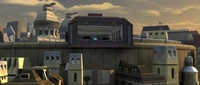 Iziz Starport during the Onderon Civil War.