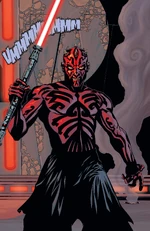 Darth Maul had tattoos over the majority of his body.